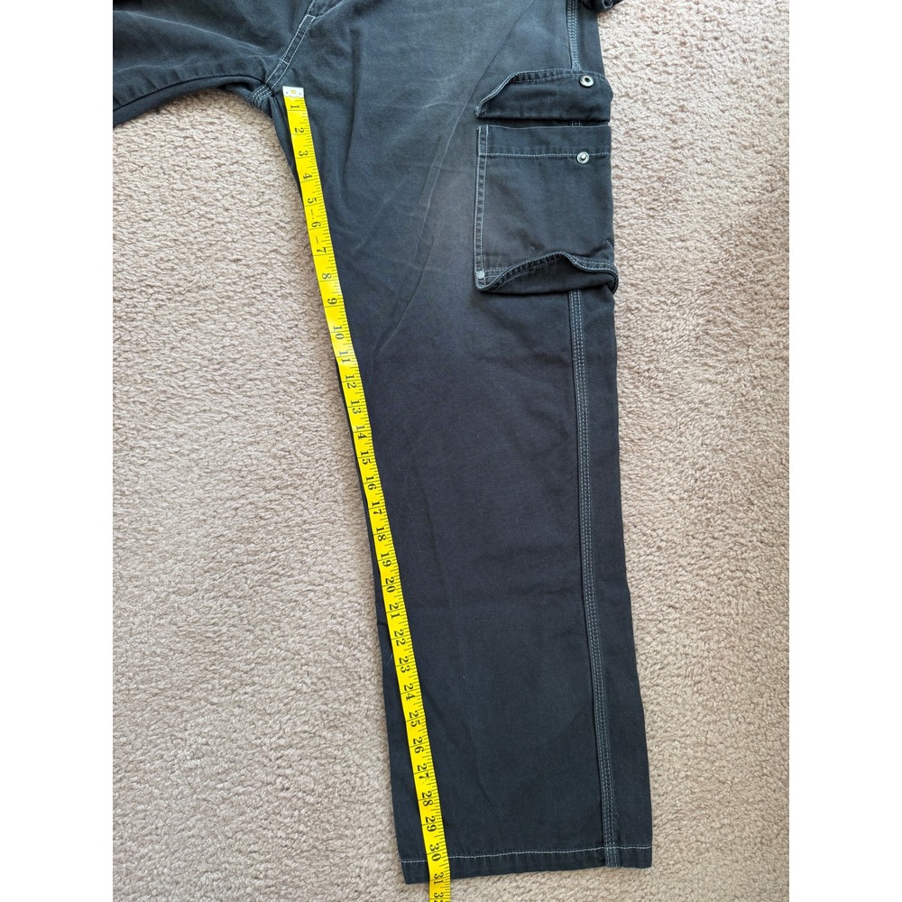 WURTH Cargo‎ Pants Mens 36x31 Dark Gray Black Work Utility Cotton Pockets - Picture 6 of 8